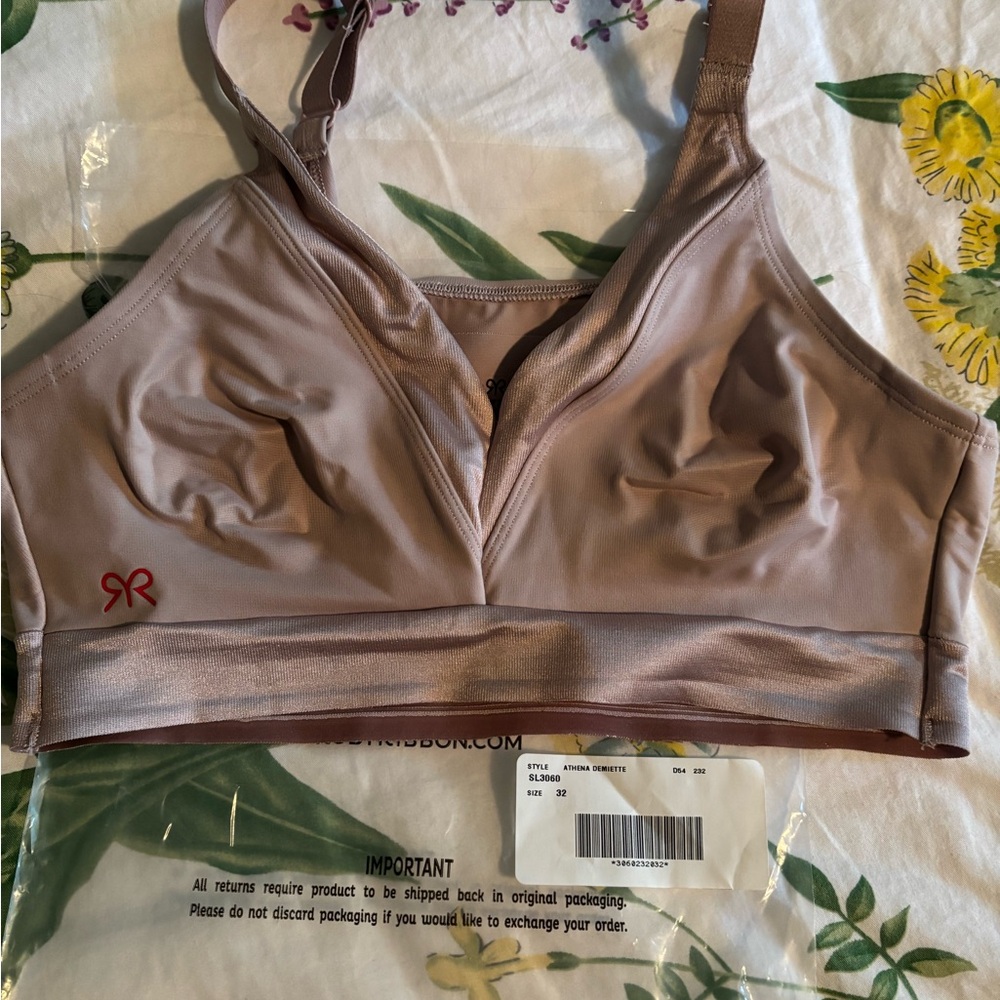 Ruby Ribbon Athena Demiette bra size 32